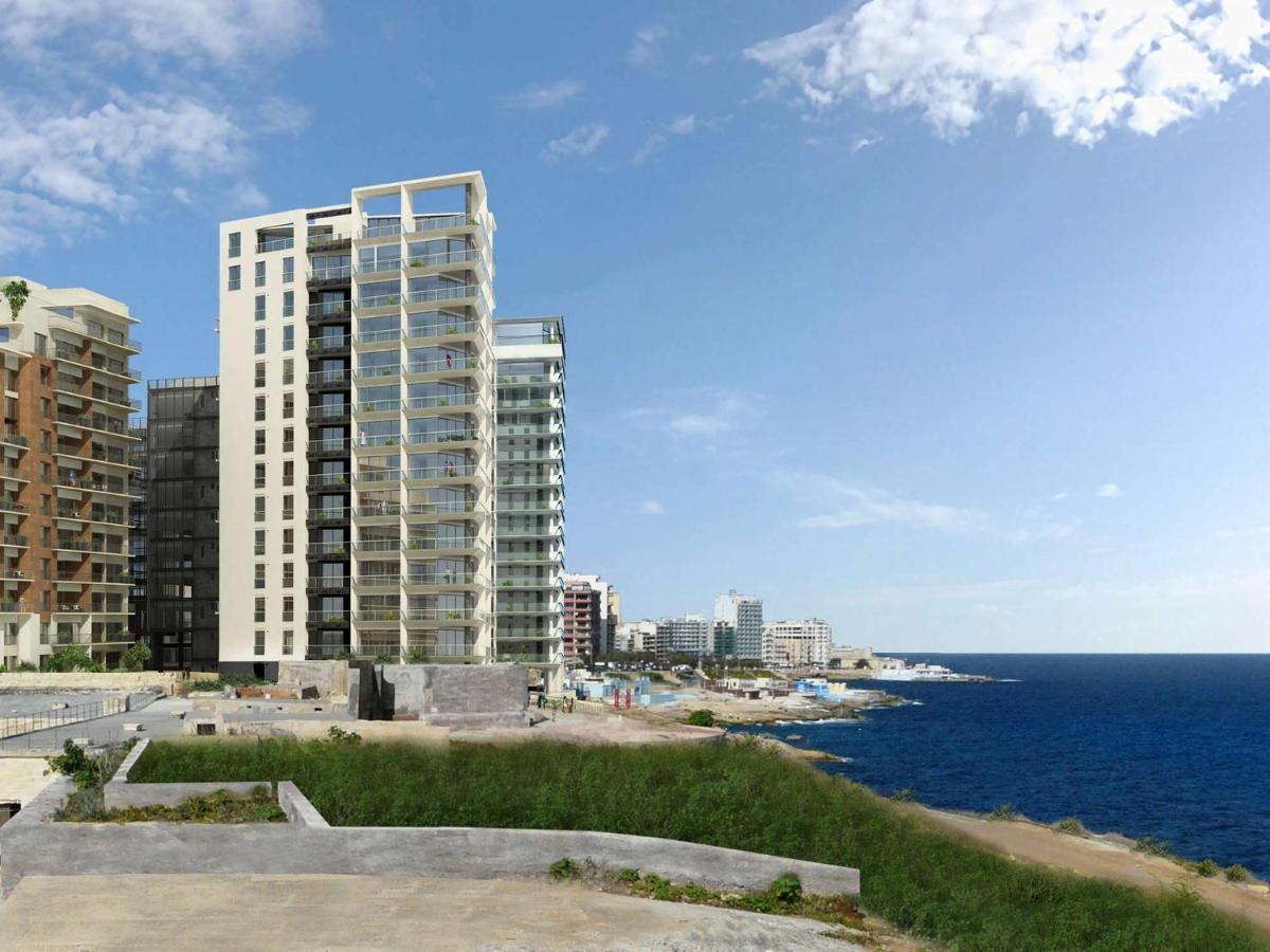 Luxurious Apt With Ocean Views And Pool In Tigne Point Sliema Exterior foto